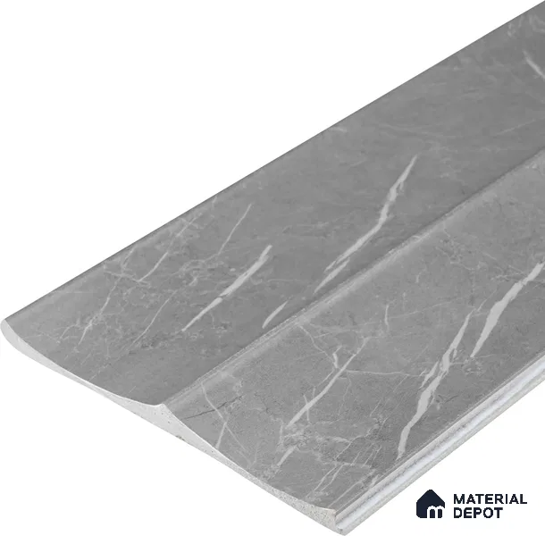 PN 06854 9.2 ft x 7.87 inch Charcoal Louvers/Panels - 16 mm