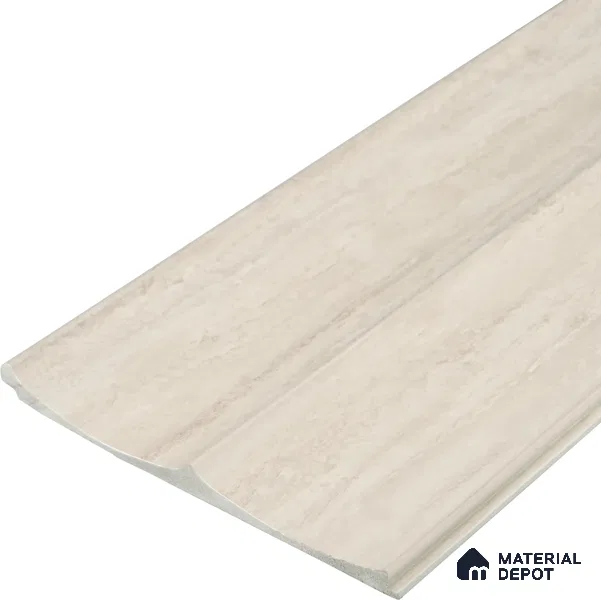 Antique Ivory Marble Look PN 06859 9.2 ft x 7.8 inch Charcoal Panel - 16 mm | Suitable for Living Room, Bedroom & TV Cabinet | Width is Subjected to 5% Variation