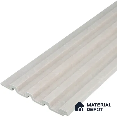 Dove Grey Marble Look PN 06886 9.2 ft x 6.1 inch Charcoal Panel - 16 mm | Suitable for Living Room, Bedroom & TV Cabinet | Width is Subjected to 5% Variation