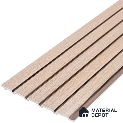 Cappuccino Beige Fabric Look PN 06937 8 ft x 6 inch Charcoal Panel - 6 mm | Suitable for Living Room, Bedroom & TV Cabinet | Width is Subjected to 5% Variation