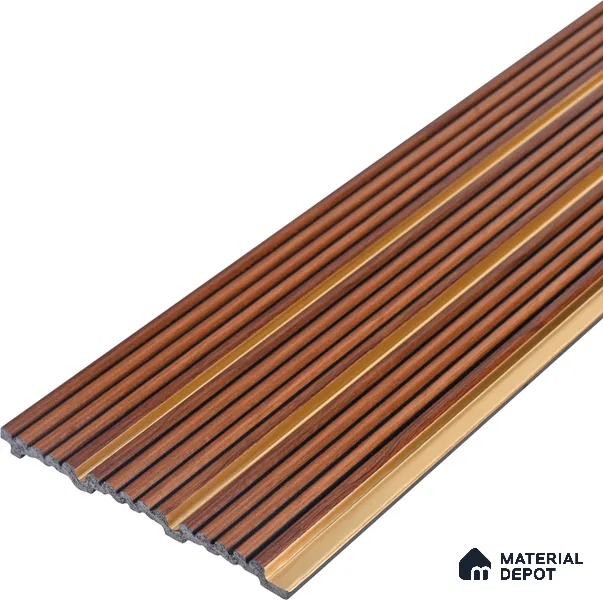 Wooden Look PN 07448 8 ft x 4.8 inch PVC Panel - 10 mm | Suitable for Living Room, Bedroom & Office | Width is Subjected to 5% Variation