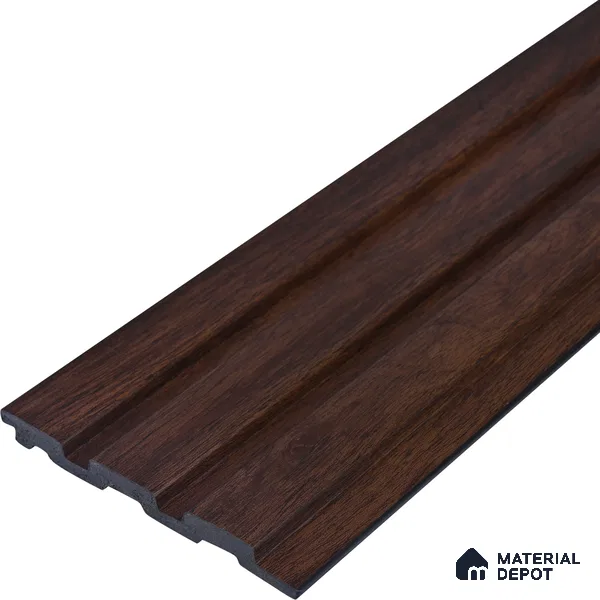 Wooden Look PN 07692 9.1 ft x 4.9 inch Charcoal Panel - 12 mm | Suitable for Living Room, Bedroom & TV Cabinet | Width is Subjected to 5% Variation
