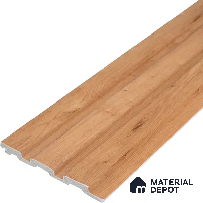 Wooden Look PN 07701 9.1 ft x 4.9 inch Charcoal Panel - 12 mm | Suitable for Living Room, Bedroom & TV Cabinet | Width is Subjected to 5% Variation