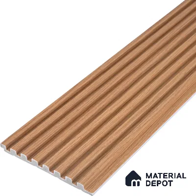 Wooden Look PN 07716 9.1 ft x 4.9 inch Charcoal Panel - 12 mm | Suitable for Living Room, Bedroom & TV Cabinet | Width is Subjected to 5% Variation