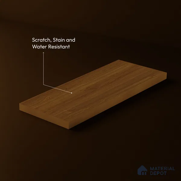 Wooden Look LM 23465 (AR 01 7538) Golden Sands 8 ft x 4 ft Alder Ridge Finish Decorative Laminate - 1 mm | Suitable for TV Unit, Wardrobe, Kitchen Cabinets