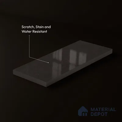 LM 23489 Rustic Slenna 8 ft x 4 ft High Gloss Finish Decorative Laminate - 1 mm | Suitable for TV Unit, Wardrobe, Kitchen Cabinets