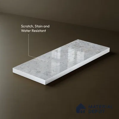 LM 23492 Nebula Stone 8 ft x 4 ft High Gloss Finish Decorative Laminate - 1 mm | Suitable for TV Unit, Wardrobe, Kitchen Cabinets