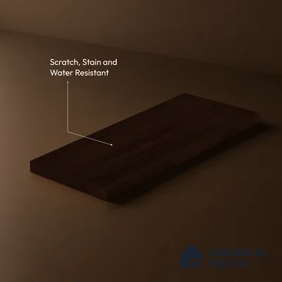 Wooden Look LM 23494 (AR 03 7119) Wenge Wood 8 ft x 4 ft Aged Radiance Finish Decorative Laminate - 1 mm | Suitable for TV Unit, Wardrobe, Kitchen Cabinets