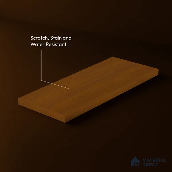 Wooden Look LM 23495 Sunrise Oak 8 ft x 4 ft Aged Radiance Finish Decorative Laminate - 1 mm | Suitable for TV Unit, Wardrobe, Kitchen Cabinets