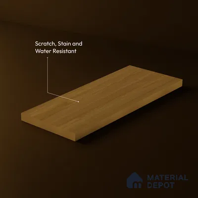 Wooden Look LM 23510 Golden Honey 8 ft x 4 ft Amber Oak Finish Decorative Laminate - 1 mm | Suitable for TV Unit, Wardrobe, Kitchen Cabinets