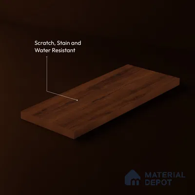 Wooden Look LM 23512 (AO 09 7117) Cacao Bean 8 ft x 4 ft Amber Oak Finish Decorative Laminate - 1 mm | Suitable for TV Unit, Wardrobe, Kitchen Cabinets