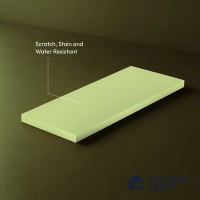 LM 23524 (SMT 429) Pastel Yellow 8 ft x 4 ft Super Matte Finish Decorative Laminate - 1 mm | Suitable for Living Room, Kitchen, Office