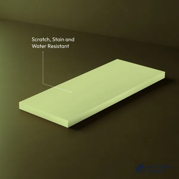 LM 23524 (SMT 429) Pastel Yellow 8 ft x 4 ft Super Matte Finish Decorative Laminate - 1 mm | Suitable for Living Room, Kitchen, Office