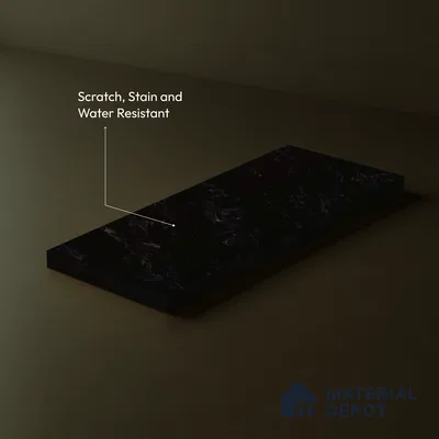 LM 23542 Ebony Galaxy 8 ft x 4 ft Aurora Twilight Finish Decorative Laminate - 1 mm | Suitable for TV Unit, Wardrobe, Kitchen Cabinets