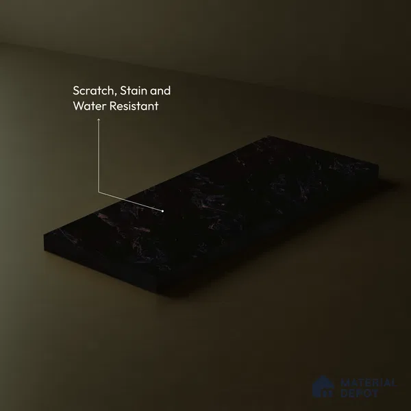 LM 23542 Ebony Galaxy 8 ft x 4 ft Aurora Twilight Finish Decorative Laminate - 1 mm | Suitable for TV Unit, Wardrobe, Kitchen Cabinets