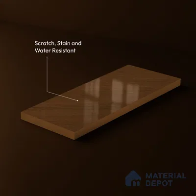 Wooden Look LM 23545 Starlight Oak 8 ft x 4 ft Silky PU Finish Decorative Laminate - 1 mm | Suitable for TV Unit, Wardrobe, Kitchen Cabinets