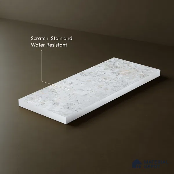 LM 23551 Nebula Stone 8 ft x 4 ft Aurora Stone Finish Decorative Laminate - 1 mm | Suitable for TV Unit, Wardrobe, Kitchen Cabinets