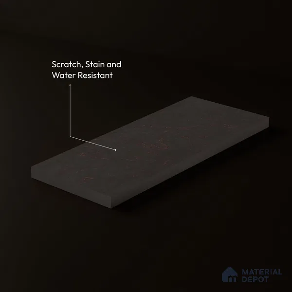 LM 23555 Rustic Sienna 8 ft x 4 ft Antique Tones Finish Decorative Laminate - 1 mm | Suitable for TV Unit, Wardrobe, Kitchen Cabinets