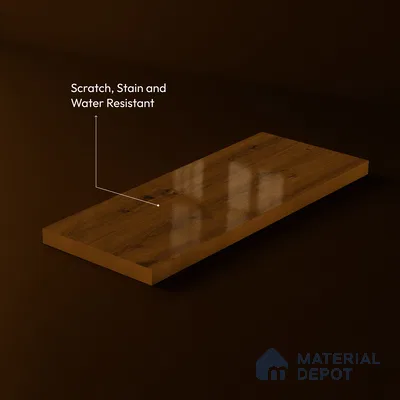 Wooden Look LM 23568 (HG 7292) Urban timber 8 ft x 4 ft High Gloss Finish Decorative Laminate - 1 mm | Suitable for TV Unit, Wardrobe, Kitchen Cabinets