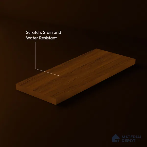 Wooden Look LM 23585 Coastal Cedar 8 ft x 4 ft Ashen Rustic Finish Decorative Laminate - 1 mm | Suitable for TV Unit, Wardrobe, Kitchen Cabinets