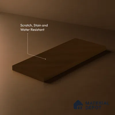 Wooden Look LM 23606 (SF 7299) Starlight Oak 8 ft x 4 ft Suede Finish Decorative Laminate - 1 mm | Suitable for TV Unit, Wardrobe, Kitchen Cabinets