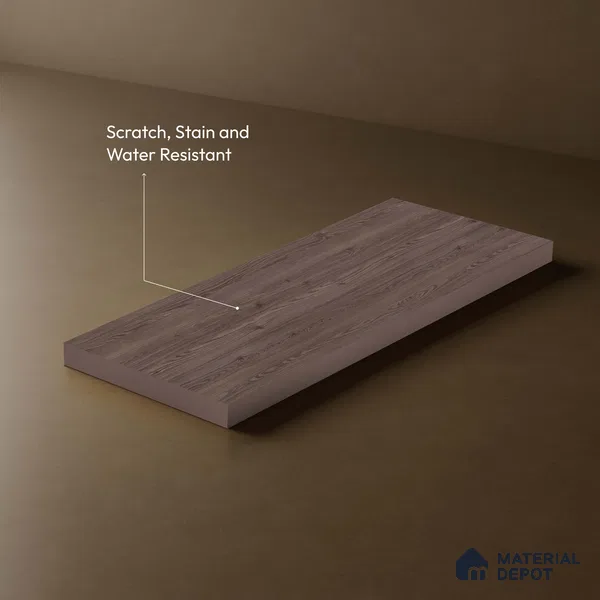 Wooden Look LM 18315 8 ft x 4 ft Texture Finish Decorative Laminate - 1.25 mm | Suitable for TV Unit, Wardrobe, Kitchen Cabinets