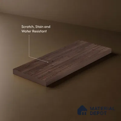 Wooden Look LM 18316 8 ft x 4 ft Texture Finish Decorative Laminate - 1.25 mm | Suitable for TV Unit, Wardrobe, Kitchen Cabinets
