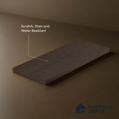Brown Abstract Look LM 18319 8 ft x 4 ft Texture Finish Decorative Laminate - 1.25 mm | Suitable for TV Unit, Wardrobe, Kitchen Cabinets