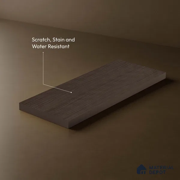 Brown Abstract Look LM 18319 8 ft x 4 ft Texture Finish Decorative Laminate - 1.25 mm | Suitable for TV Unit, Wardrobe, Kitchen Cabinets