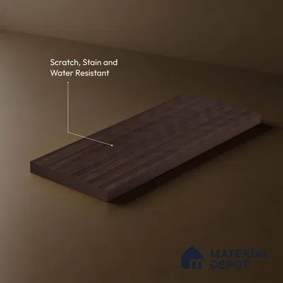 Brown Abstract Look LM 18320 8 ft x 4 ft Texture Finish Decorative Laminate - 1.25 mm | Suitable for TV Unit, Wardrobe, Kitchen Cabinets