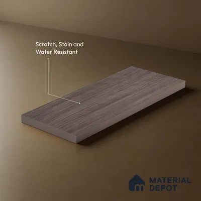 Grey Abstract Look LM 18322 8 ft x 4 ft Texture Finish Decorative Laminate - 1.25 mm | Suitable for TV Unit, Wardrobe, Kitchen Cabinets