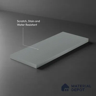 Nimbus Grey Fluted Solid Color LM 18335 8 ft x 4 ft Texture Finish Decorative Laminate - 1.25 mm | Suitable for TV Unit,Wardrobe, Kitchen Cabinets