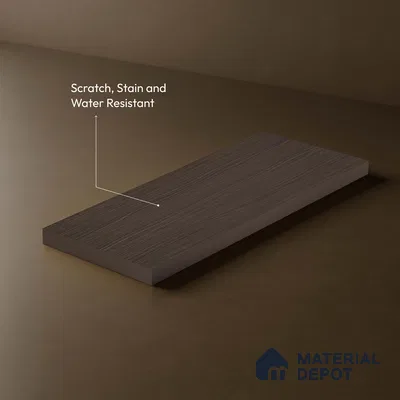 Wooden Fluted LM 18338 8 ft x 4 ft Texture Finish Decorative Laminate - 1.25 mm | Suitable for TV Unit,Wardrobe, Kitchen Cabinets