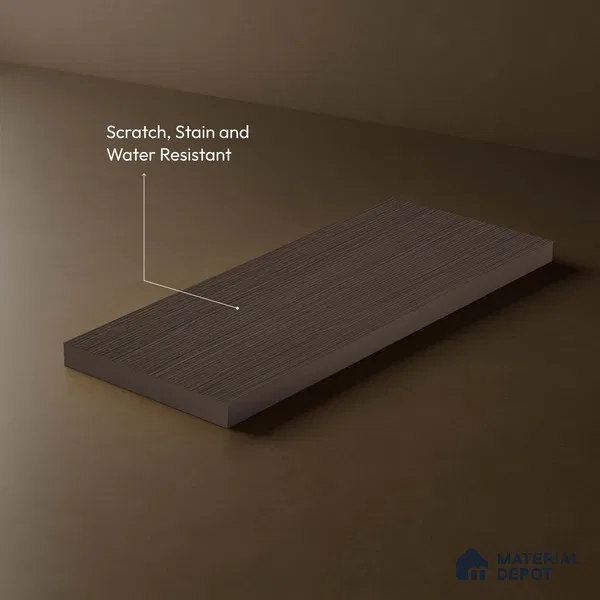 Wooden Fluted LM 18338 8 ft x 4 ft Texture Finish Decorative Laminate - 1.25 mm | Suitable for TV Unit,Wardrobe, Kitchen Cabinets