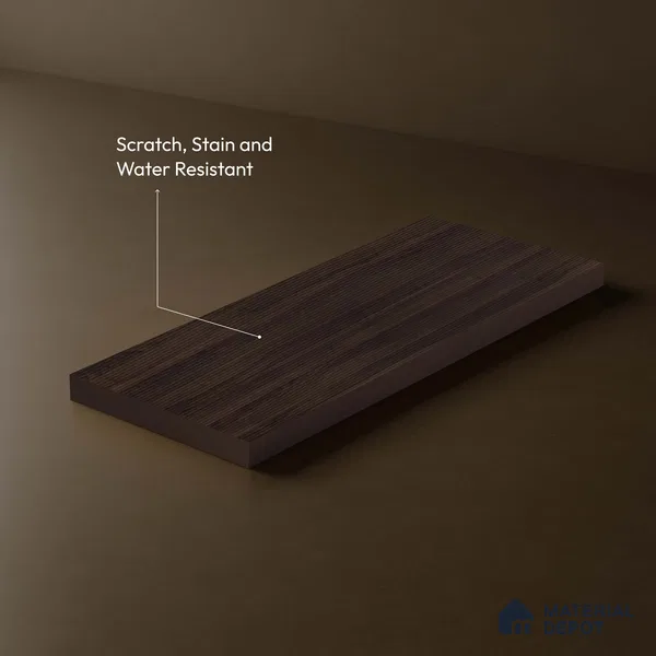 Wooden Fluted LM 18342 8 ft x 4 ft Texture Finish Decorative Laminate - 1.25 mm | Suitable for TV Unit,Wardrobe, Kitchen Cabinets