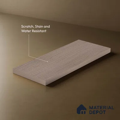 Wooden Fluted LM 18343 8 ft x 4 ft Texture Finish Decorative Laminate - 1.25 mm | Suitable for TV Unit,Wardrobe, Kitchen Cabinets