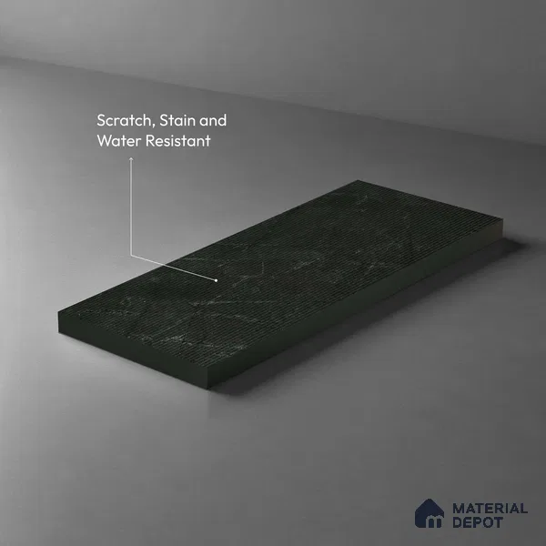 Marble Fluted LM 18348 8 ft x 4 ft Texture Finish Decorative Laminate - 1.25 mm | Suitable for TV Unit,Wardrobe, Kitchen Cabinets