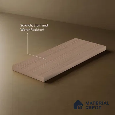 Wooden Fluted LM 18357 8 ft x 4 ft Texture Finish Decorative Laminate - 1.25 mm | Suitable for TV Unit,Wardrobe, Kitchen Cabinets