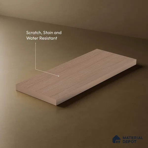 Wooden Fluted LM 18357 8 ft x 4 ft Texture Finish Decorative Laminate - 1.25 mm | Suitable for TV Unit,Wardrobe, Kitchen Cabinets