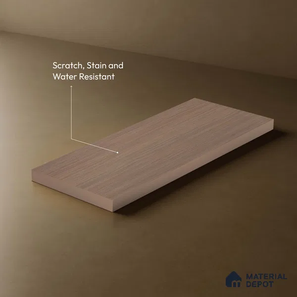 Wooden Fluted LM 18360 8 ft x 4 ft Texture Finish Decorative Laminate - 1.25 mm | Suitable for TV Unit,Wardrobe, Kitchen Cabinets