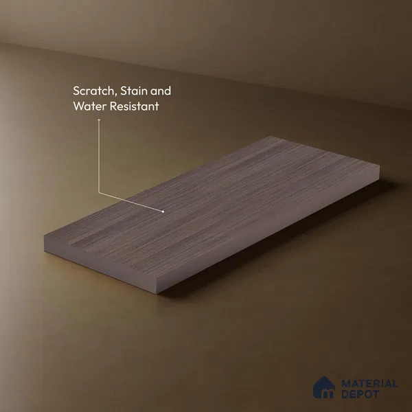 Wooden Fluted LM 18361 8 ft x 4 ft Texture Finish Decorative Laminate - 1.25 mm | Suitable for TV Unit,Wardrobe, Kitchen Cabinets