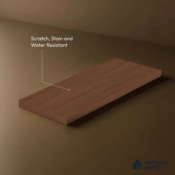 Wooden Fluted LM 18362 8 ft x 4 ft Texture Finish Decorative Laminate - 1.25 mm | Suitable for TV Unit,Wardrobe, Kitchen Cabinets