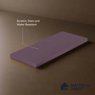 Deep Lavender Fluted Solid Color LM 18367 8 ft x 4 ft Texture Finish Decorative Laminate - 1.25 mm | Suitable for TV Unit,Wardrobe, Kitchen Cabinets