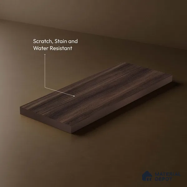 Wooden Fluted LM 18376 8 ft x 4 ft Texture Finish Decorative Laminate - 1.25 mm | Suitable for TV Unit,Wardrobe, Kitchen Cabinets