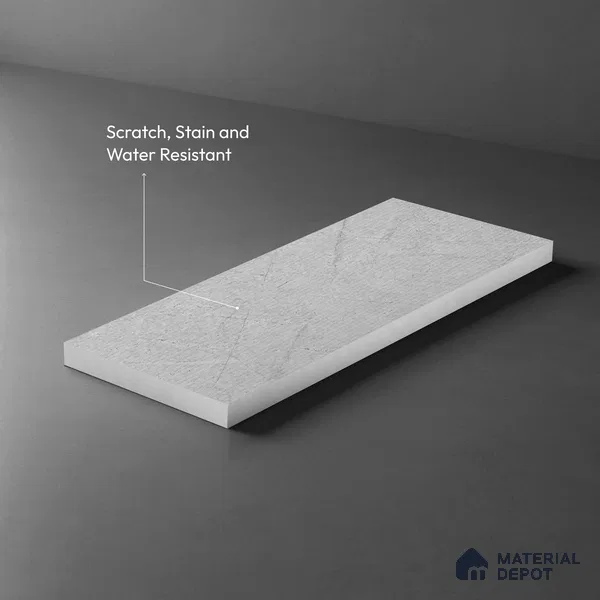 Marble Fluted LM 18379 8 ft x 4 ft Texture Finish Decorative Laminate - 1.25 mm | Suitable for TV Unit,Wardrobe, Kitchen Cabinets