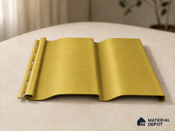 Oro 10 ft x 0.89 ft (3060x270 mm) Wave Design Interior & Exterior Wall & Ceiling Panel - 16 mm | Suitable for Balcony, Facade & Open Area | Width is Subjected to 5% Variation
