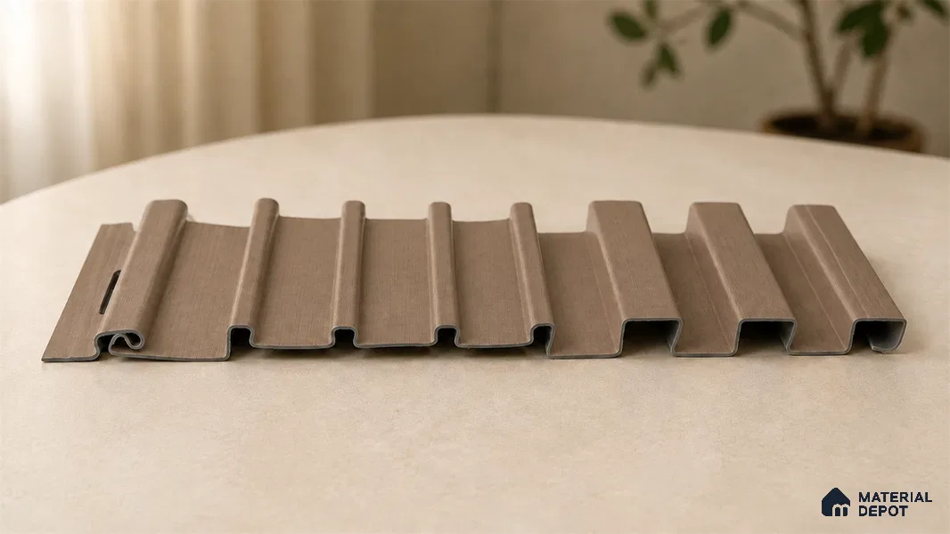 Rame 10 ft x 0.89 ft (3060x270 mm) Unic Design Interior & Exterior Wall & Ceiling Panel - 15 mm | Suitable for Balcony, Facade & Open Area | Width is Subjected to 5% Variation