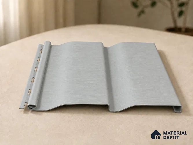 Argento 10 ft x 0.89 ft (3060x270 mm) Wave Design Interior & Exterior Wall & Ceiling Panel - 16 mm | Suitable for Balcony, Facade & Open Area | Width is Subjected to 5% Variation