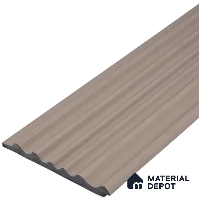 Mocha Brown Plain Colour Look PN 00001 9.5 ft x 4.8 inch Charcoal Panel - 12 mm | Suitable for Feature Wall, TV Unit & Living Room | Width is Subjected to 5% Variation