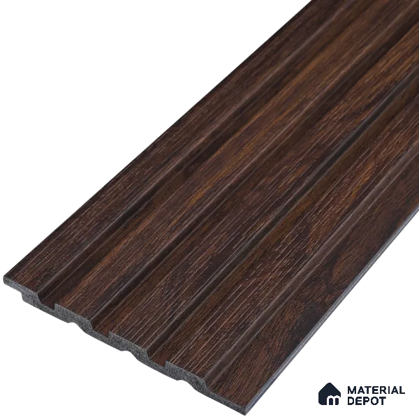 Wooden Look PN 00642 8 ft x 4.8 inch Charcoal Panel - 11 mm | Suitable for Feature Wall, TV Unit & Living Room | Width is Subjected to 5% Variation